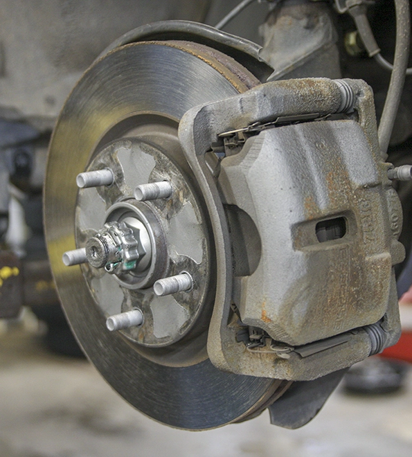 Brake rotor and caliper service